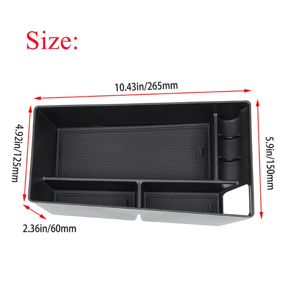 Car Armrest Storage Box for Ford Mustang Mach-E  2022 Central Control Organizer Container Stowing Tidying Interior