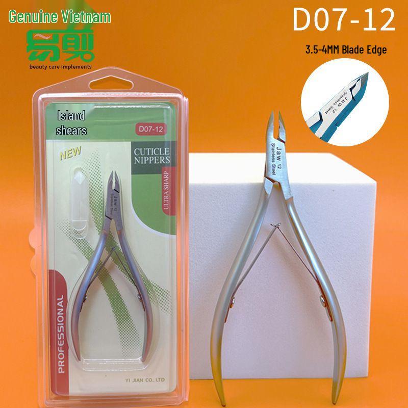 Vietnam Easy Cut D07-12 Stainless Steel 3MM Cuticle Nipper for Precise Nail Art