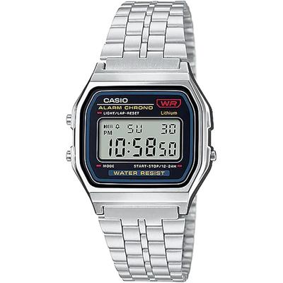[Standard Digital Watch Quartz A159WA-N1 Men's Cheap Casio Silver Overseas Model [Parallel ...