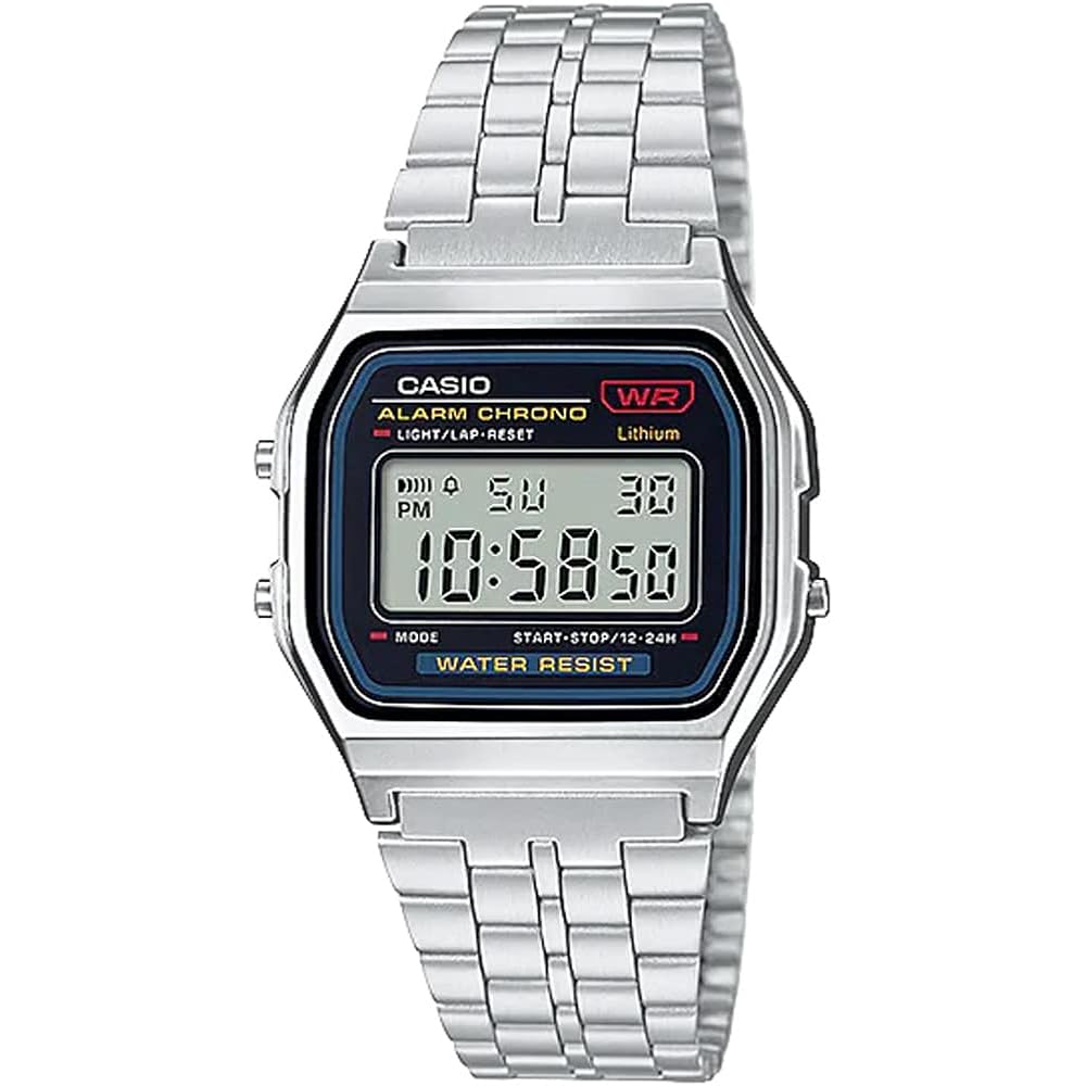 [CASIO Standard Digital Watch Quartz A159WA-N1 Men s Cheap Casio Silver Overseas Model [Parallel ...