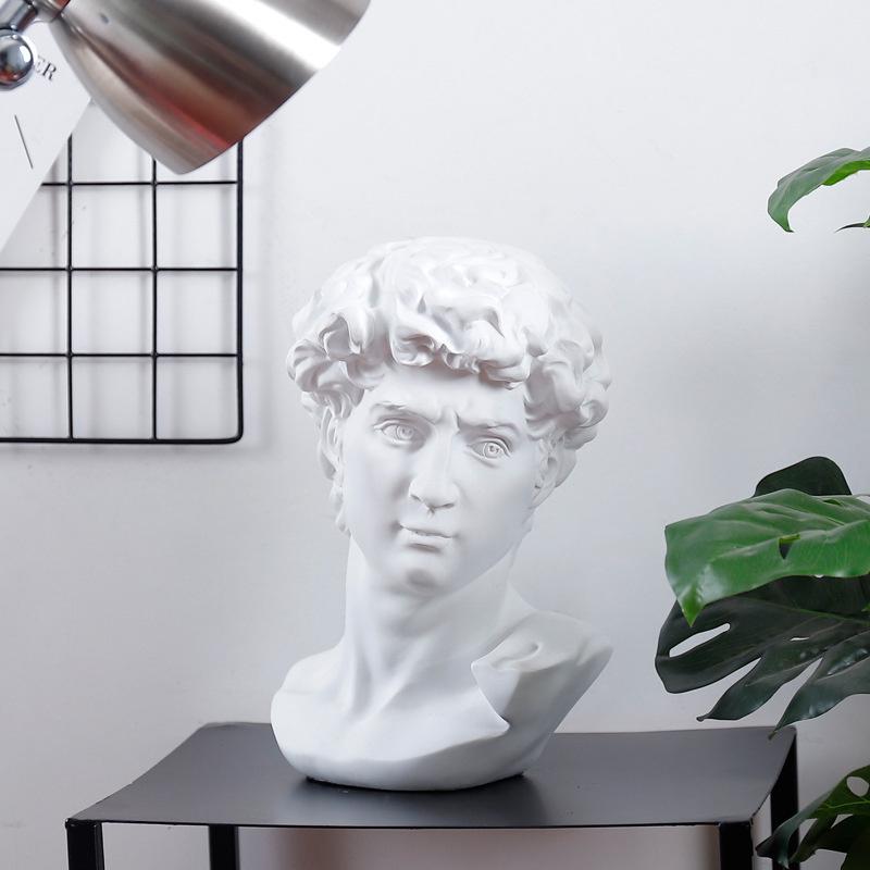 World Famous Statue Retro Art Resin Marseille Sculpture Sketch Model David Home Room Decoration Resin Office Decor Figurine