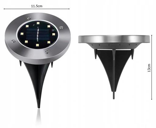 Lampa Solarna Ogrodowa Led Lampy Solar Gruntowe