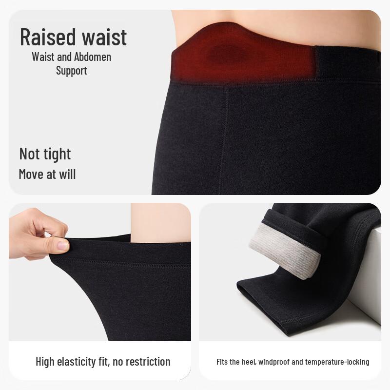 Jiusuiban Kids' Thermal Fleece-Lined Winter Leggings