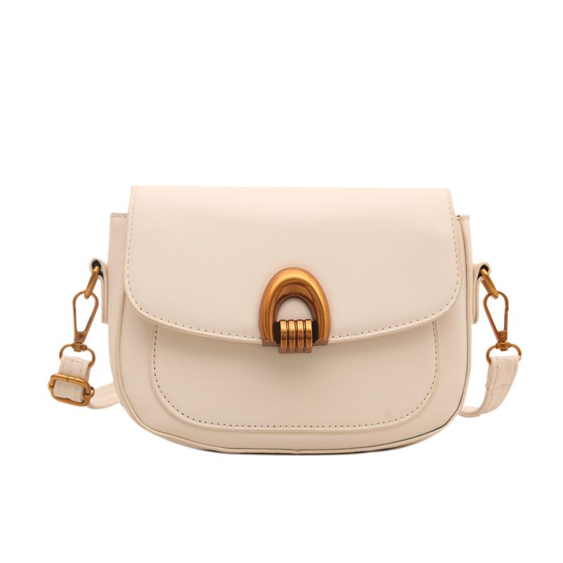 Retro niche underarm bag women's 2025 new trendy fashion Korean saddle bag simple personality shoulder messenger bag