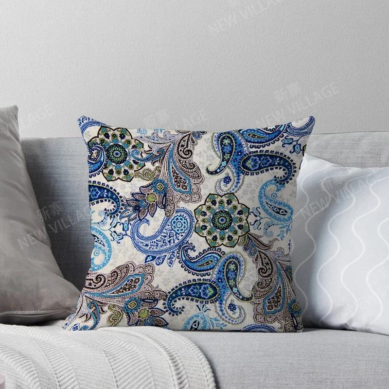 Fall Home Decor Autumn Living Room Throw Pillow Cover Sofa Boho Cushion Cover  Mandala