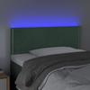VidaXL Tête de Lit à LED Meuble de Chambre à Coucher Accessoire de Lit Simple Tête de Cadre de Lit Intérieur Vert Foncé 3121511