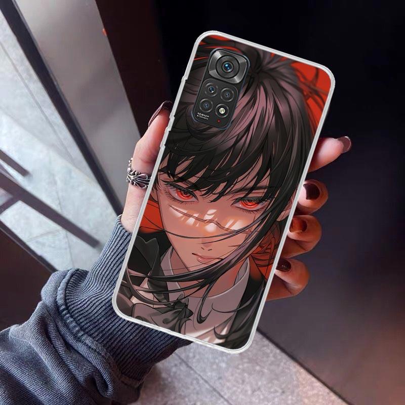 C-Chainsaw Mans Yoru War Devil Phone Case For Xiaomi Poco X5 X6 X7 Pro F7 Ultra M7 Redmi 15C 15 13C 13 12C 12 10 10C 10A 9 9C 9T