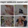 Mini Handheld LED UV Nail Light with 2 Timers, USB Rechargeable Cordless Nail Dryer for Fast Curing, Gel Nails at Home and Salon