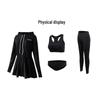 2025 Women's Hooded Long Sleeve Wetsuit Set with Split Pants - Slim Fit Sun Protection for Surfing