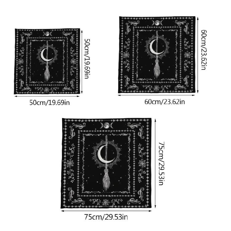 Table Cover Astrology Oracles Game Mat Square Shape Pendulums Altar Table Cloth