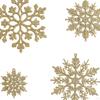 36 Pcs Christmas Snowflake Ornaments, Tree Decorations, Hanging Ornaments for Birthday,