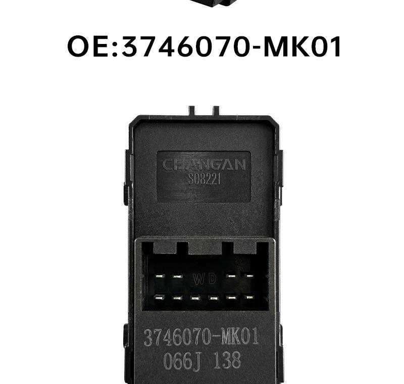 Model 3746070-MK01 fits the passenger side window regulator switch of a Changan CS15.