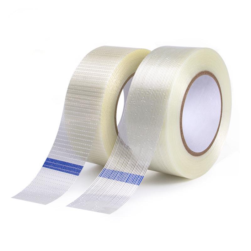 High-Adhesion Clear Fiberglass Tape - Residue-Free, Strong, Tear-Resistant Grid Design