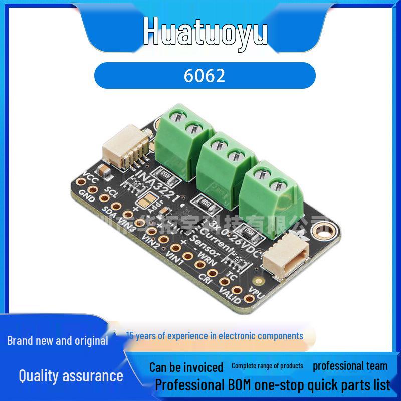 

INA3221 Power Management Qwiic/STEMMA QT Evaluation Board - Brand New