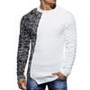 Men's  Texture  Twisted Flower  Process  Round Neck  Thickened  Pullover  Knitted Sweater  Sweater