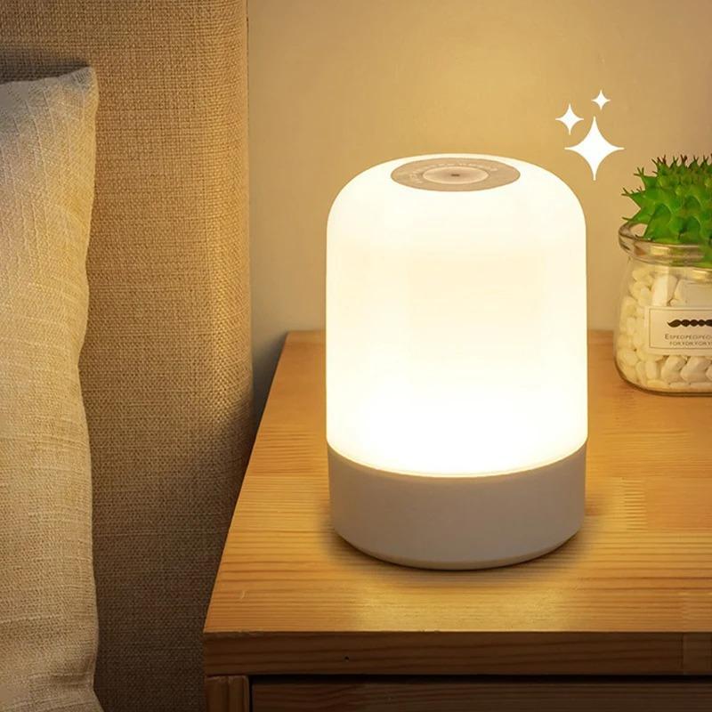 Xiaomi LED-Nachtlichter Nachttisch Dimmbar Lade-Schreibtisch-Nachtlampen Schlafzimmer Nachttischbeleuchtung Dekoration Berührungs-LED-Lesetischlampe