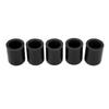 5Pcs Automotive Intake Vacuum Hose Cap Silicone Weather Resistant Vacuum Hose End for 19mm Tube Black