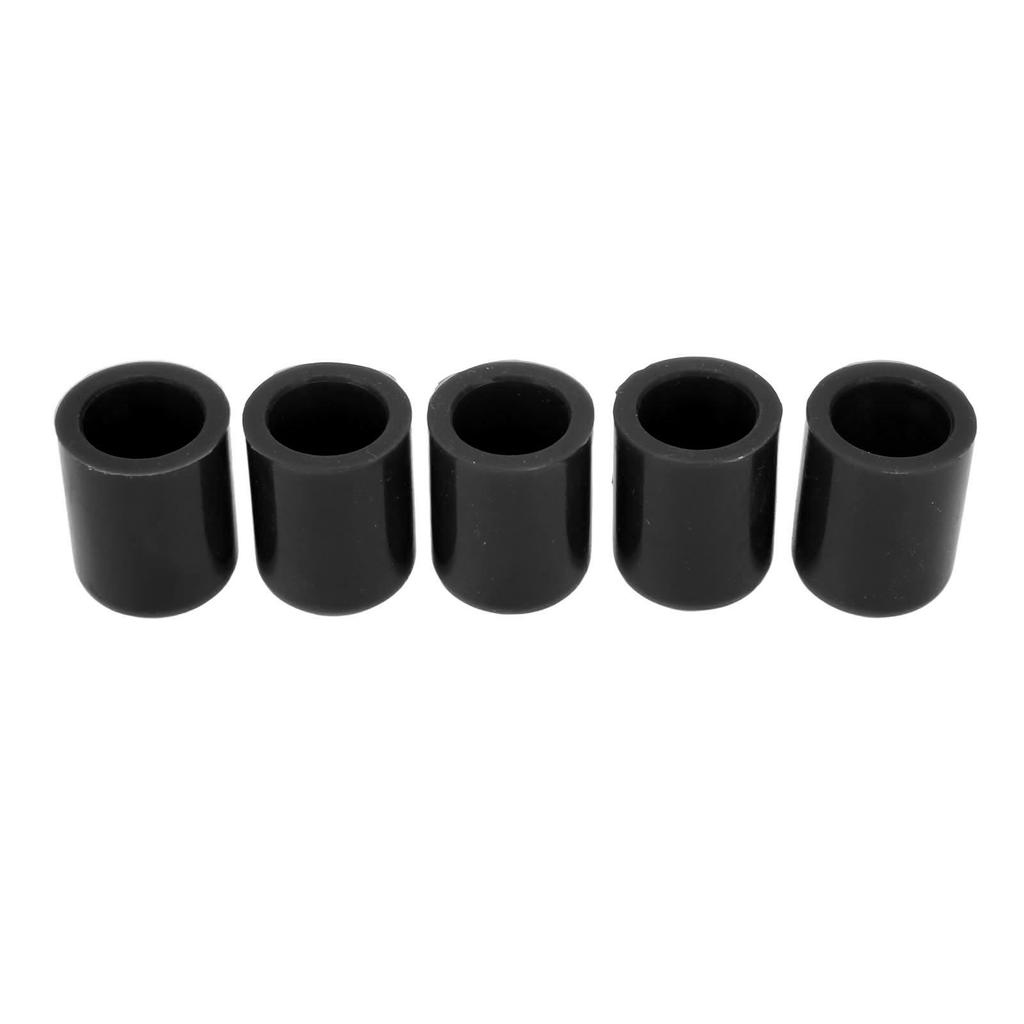 5Pcs Automotive Intake Vacuum Hose Cap Silicone Weather Resistant Vacuum Hose End for 19mm Tube Black