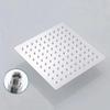Stainless Steel 8/10/12 Inch Rainfall Shower Heads Square Showerhead Ultra Thin Waterfall Shower Head Pressurized Shower Head