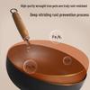 COOKER KING 28cm Uncoated Nitrided Iron Wok