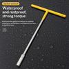 T-Type Socket Wrench Set, T-Shaped Extended Hex Wrench, Rubber-Coated Car And Motorcycle Tire Repair Tools