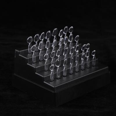 32 Piezas/Set Kit de Moldes para Carillas Dentales Sistema de Carillas Directas de Composite para Dientes Dentales Molde de Resina Compuesta Molde para Dientes Anteriores Fotopolimerizable