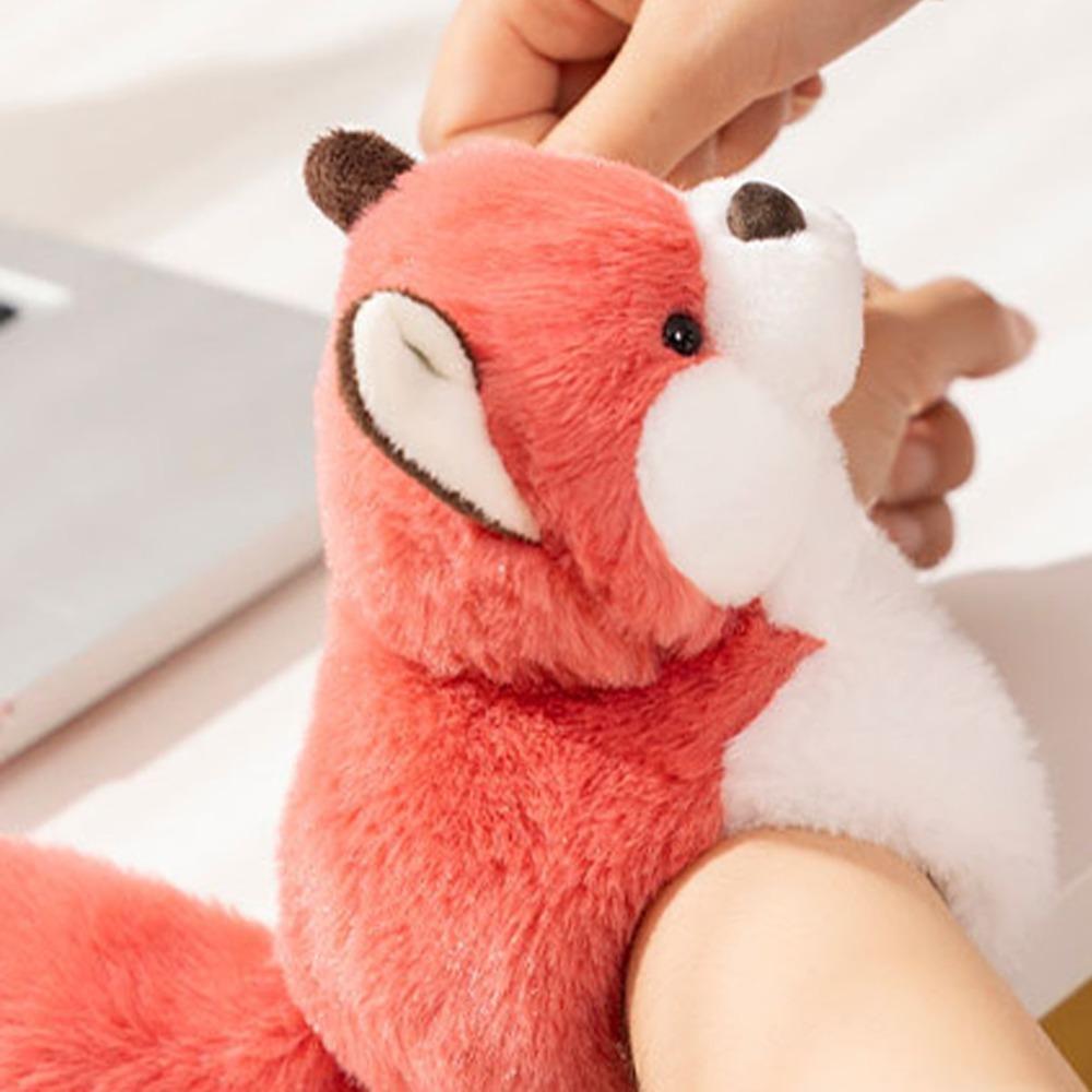 Little Raccoon Plush Doll Slap Bracelet Simulation Capybara Plush Wrist Band  Birthday Gift
