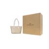 Coach City Zip Tote 30 Monogram Print Zipper Closure Canvas Coated Leather Tote Bag Women tote Light-Khaki 58292-IMDQC