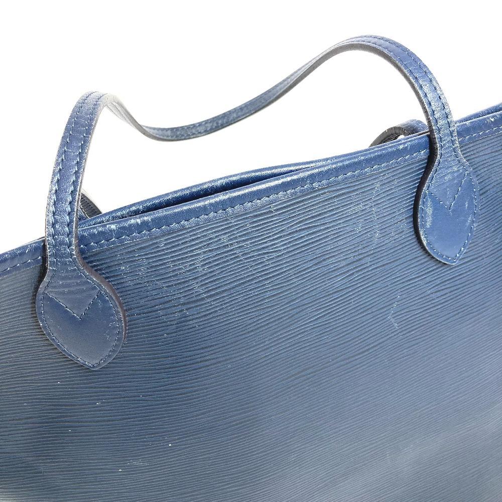Louis Vuitton M40885 Epi Neverfull MM Tote Bag Shoulder Bag Indigo Blue Navy
