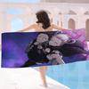 Japanese Call of the-Night Bath Towel Microfiber Soft Water Absorbing Breathable For Girl Kids Decorative Cartoon Beach Towel