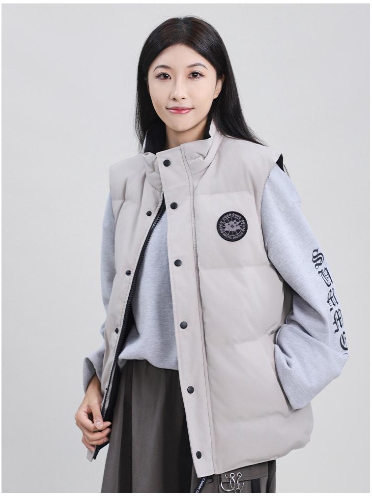 2025 Unisex Lockerer Schnitt Koreanischer Stil Herbst/Winter Daunen Arbeitsweste