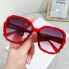 Women'S Sunglasses Trendy Large Frame Sunscreen Sunglasses Vacation Retro Sunglasses
