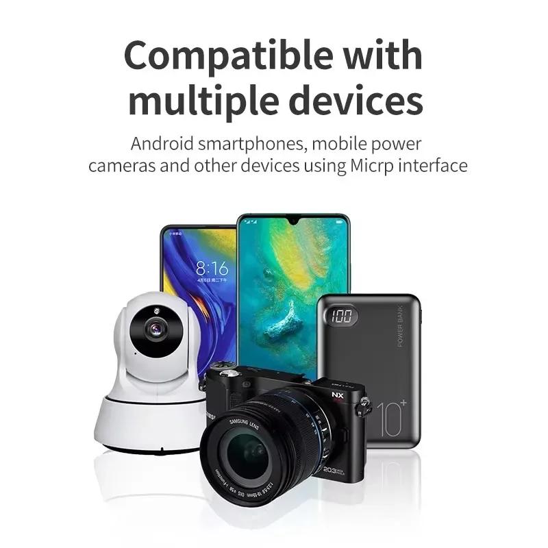 1/10m Extra Long Micro USB Fast Charging Data Cable for Samsung Xiaomi Android Phone Camera Monitor Power Bank Data Cord Line