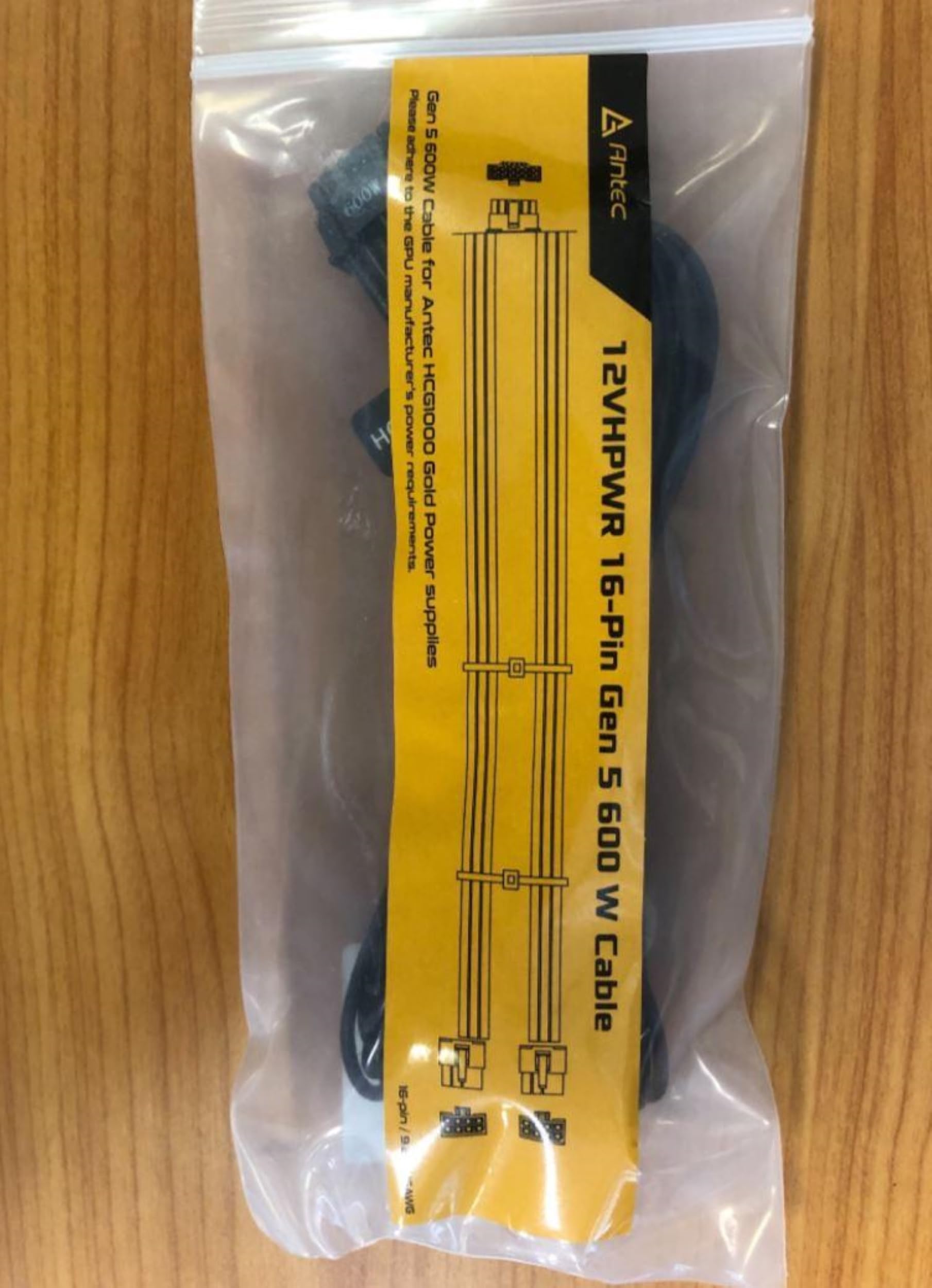 

Antec 12VHPWR 600W PCIe Power Cable 5.0