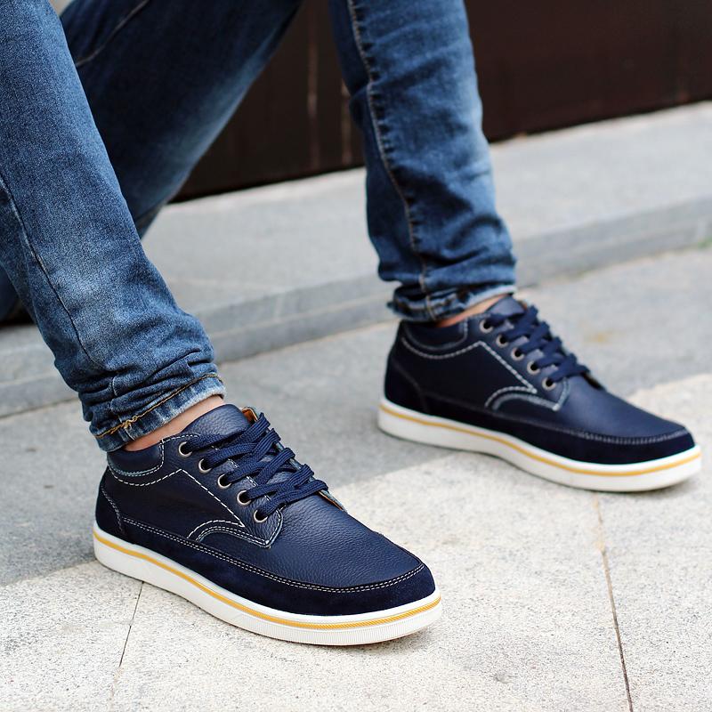 Scarpe Elevator da Uomo Vera Pelle Rialzo Scarpe Casual Scarpe Aumento Altezza Solette 6CM Uomo Alto Scarpe Formali Calzature Più Alte