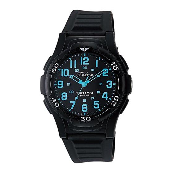 

[Citizen Q&Q] Analog Watch 10 ATM Water Resistant Urethane Strap VP84-852 Men s Black Blue