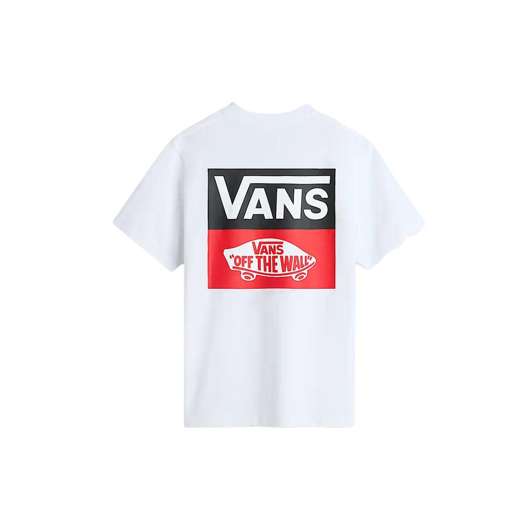 Vans T-Shirt Round Neck Letter Print Short Sleeve Kids Tops White VN000GDGWHT