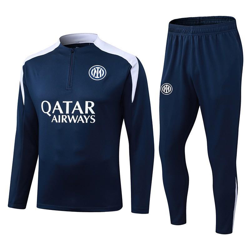 Paris Fußball Trainingskleidung Arsenal Manchester City Crescent Betis Flamenco Halb-Reißverschluss Langarm Anzug