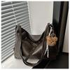 Retro Large-capacity Tote Bag A Versatile and Casual Commuting Single or Double Shoulder Crossbody Bag for Women