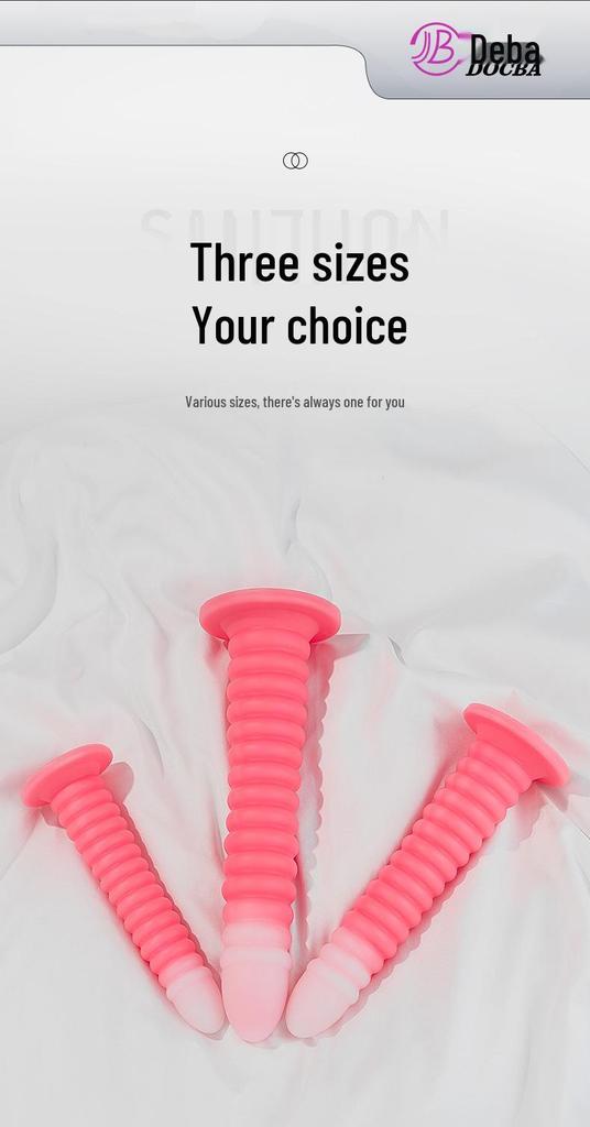 Deba Peach Charm Unisex Suction Cup Anal Massager 