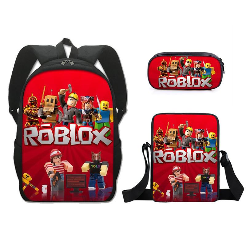 Roblox Kids Backpack Set With Lightweight Oxford Fabric For School And Study Use