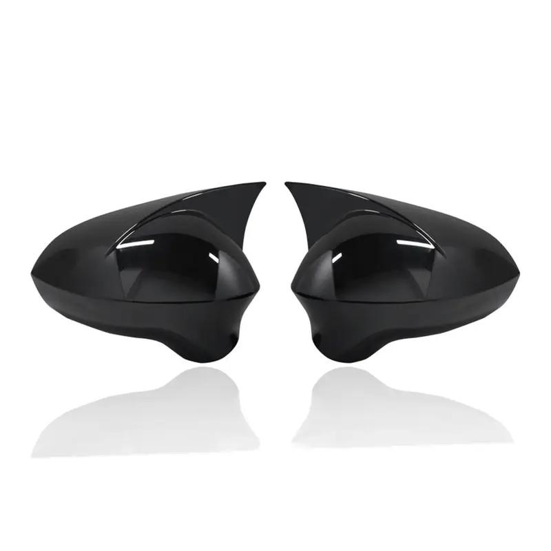 Rearview Side Mirror Cover Fit For Seat Leon MK2 2009-2012 Ibiza MK4 2008-2017 Wing Cap Outdoor Case Trim Carbon Fiber Sticker
