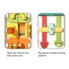 Toddler Six-sided Busy House with LED Light Fine Motor Skills Multi-functional Kids Sensory