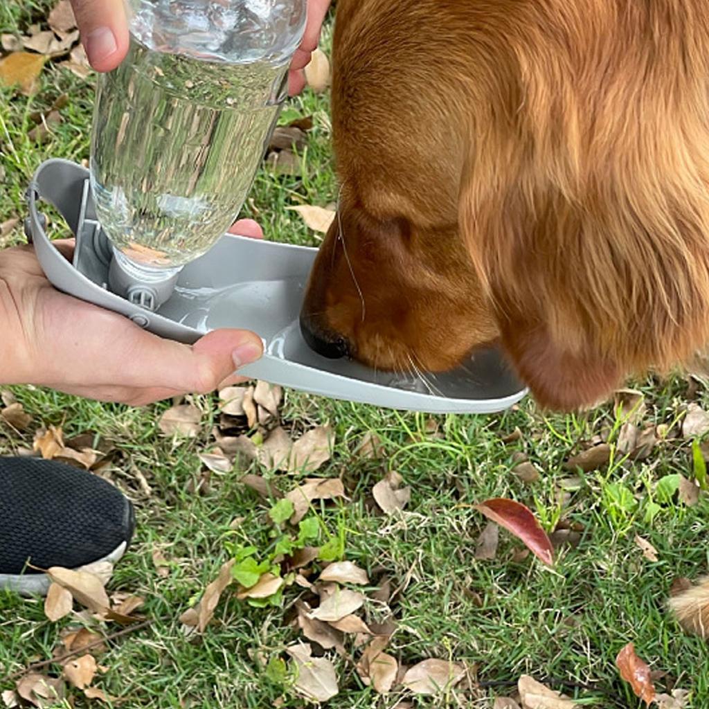 Dog Water Bottle Portable For Travel Water Dispenser With Food Container