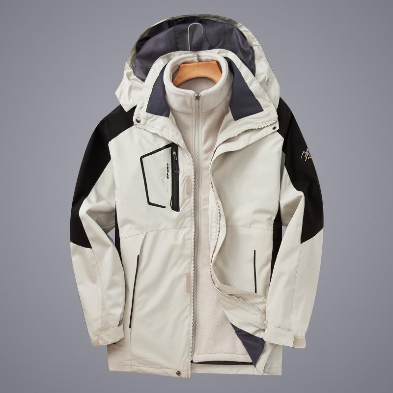 Unisex 3-in-1 Detachable Storm Jacket, Ideal for Cold Weather, Work, and Tibet Travel, Sizes L-8XL