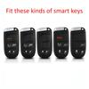 Carbon Fiber Car Key Fob Case Cover Holder For Jeep Dodge Chrysler Accessories