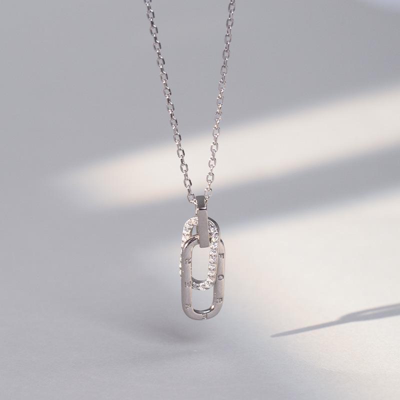 

Ожерелье с подвеской Banyan Tree из серебра S925 пробы для женщин NS714 белого золота