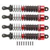 RC Oil Filled Shock Absorber 1 10 Scale 95mm High Strength Aluminum Alloy RC Shock Absorber Oil Damper Red