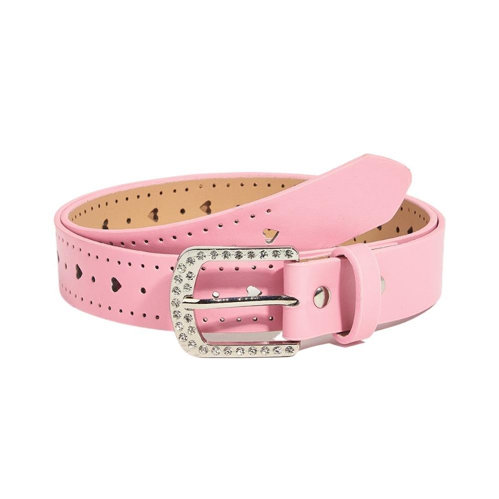 Love Heart Y2K Wide Belt Jeans Decor PU Leather Waistbands Retro Rhinestone Waist Belt  Ladies