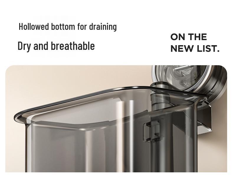 Punch-Free Wall-Mounted Kitchen Storage Basket for Onion, Ginger & Garlic